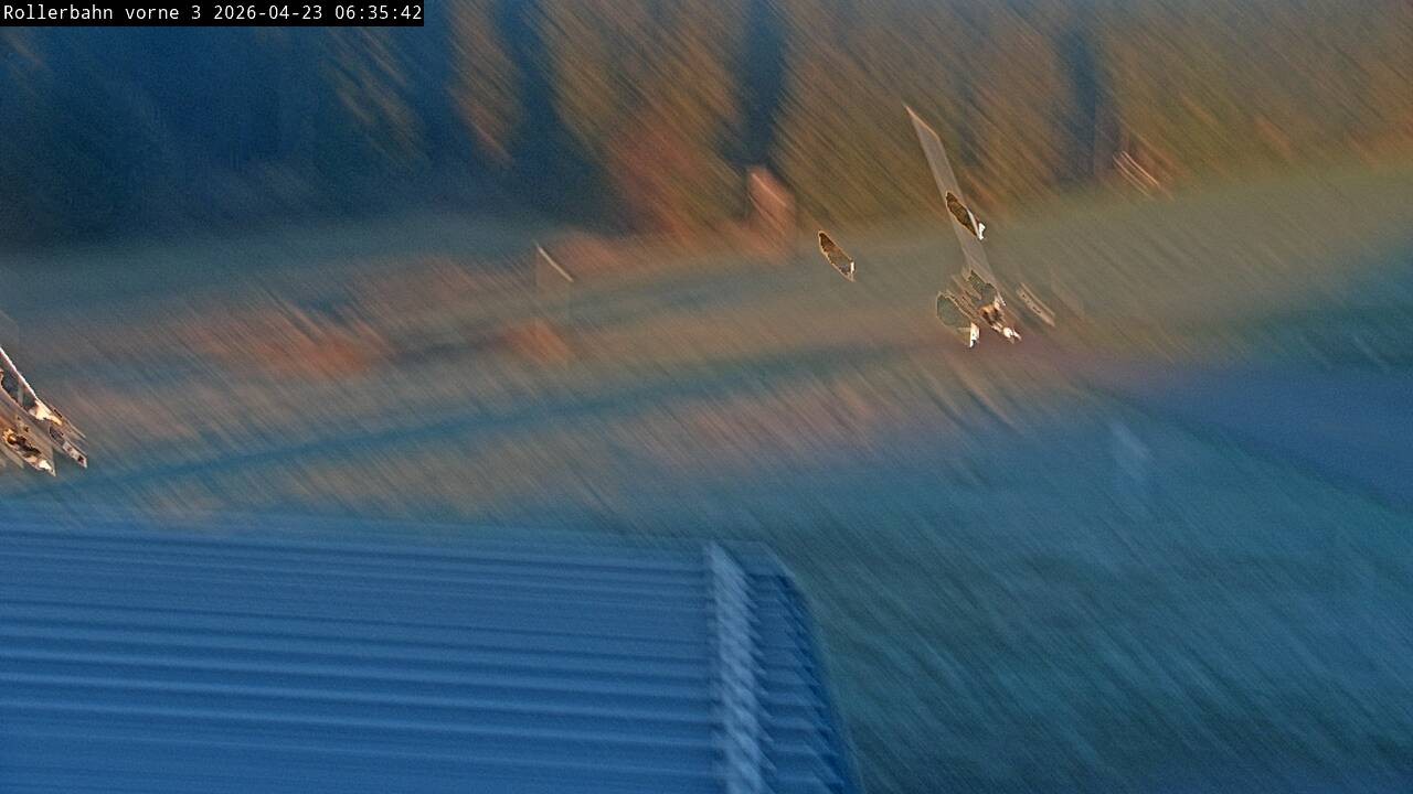 Archiv Foto Webcam Willingen - Blick Rollerbahn der Biathlon Arena