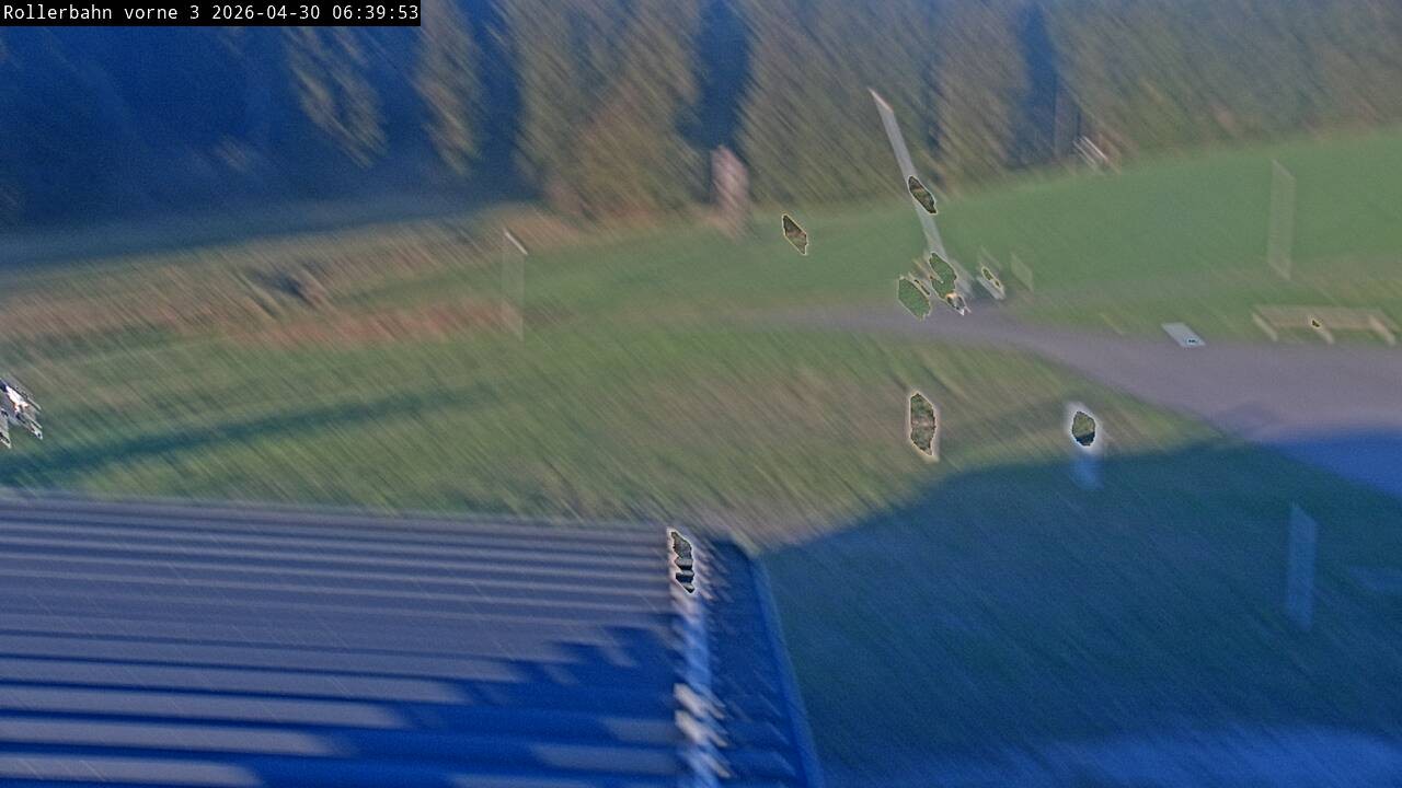 Archiv Foto Webcam Willingen - Blick Rollerbahn der Biathlon Arena