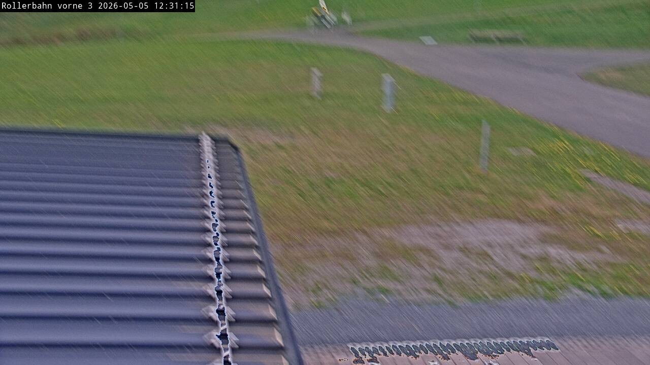 Archiv Foto Webcam Willingen - Blick Rollerbahn der Biathlon Arena