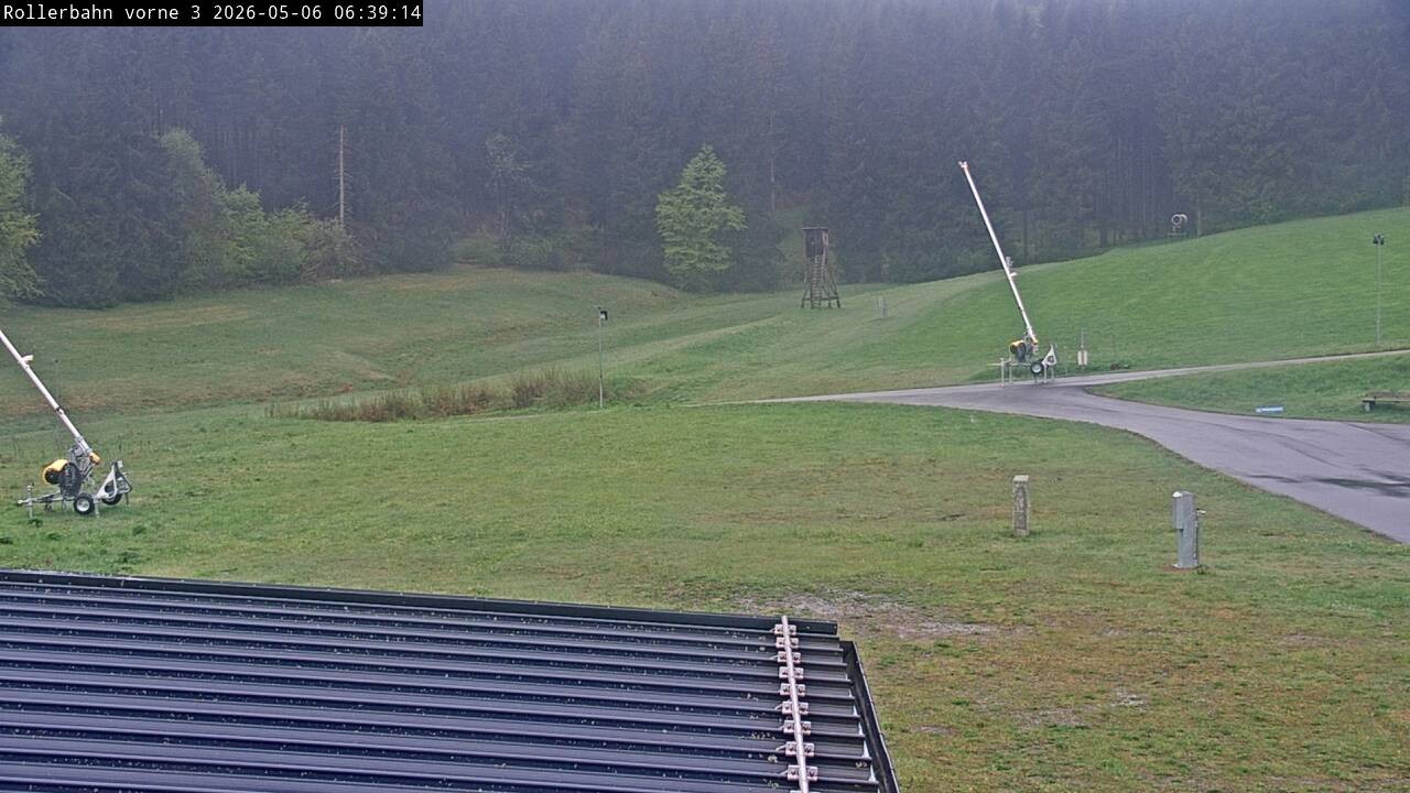 Archived image Webcam Willingen - View Roller Ski in Biathlon Arena