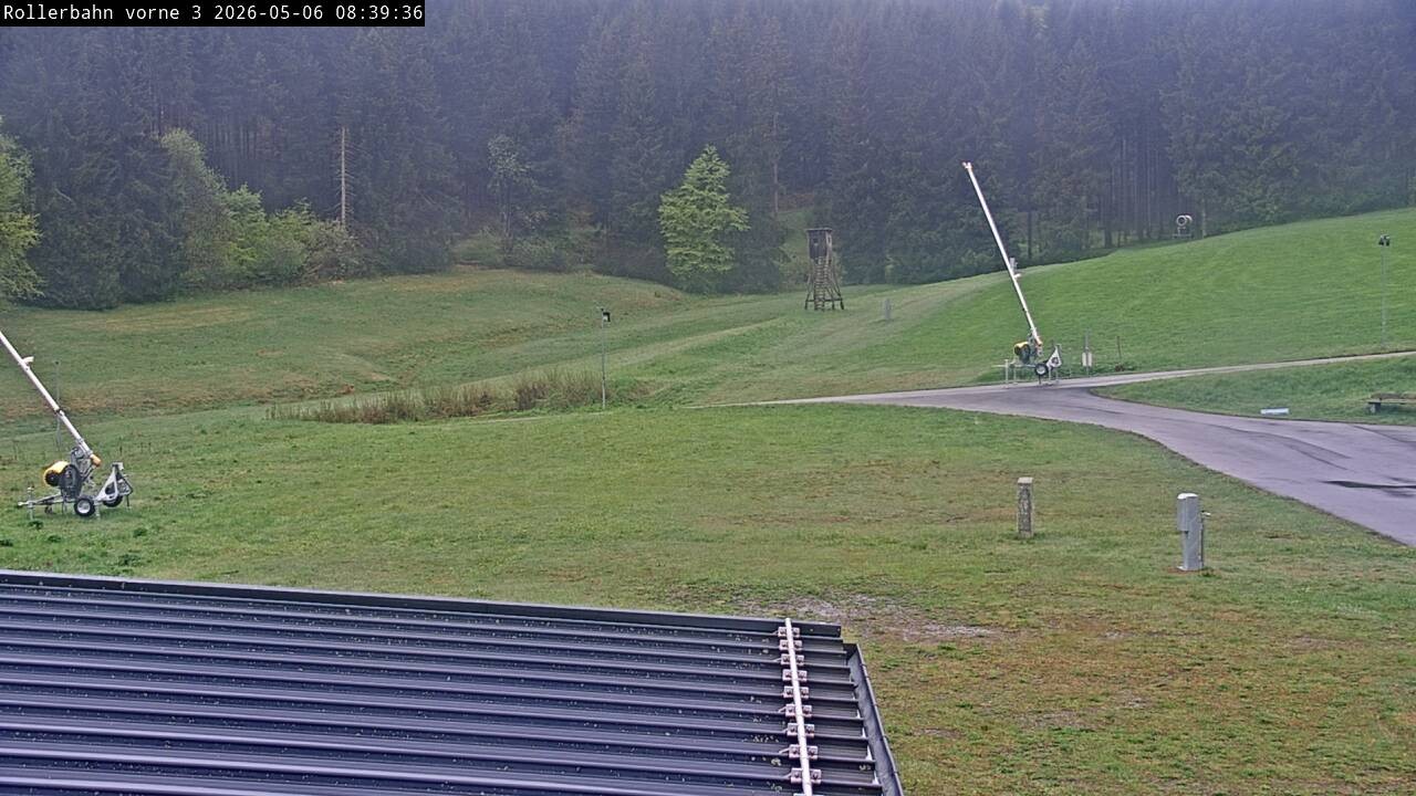 Archived image Webcam Willingen - View Roller Ski in Biathlon Arena