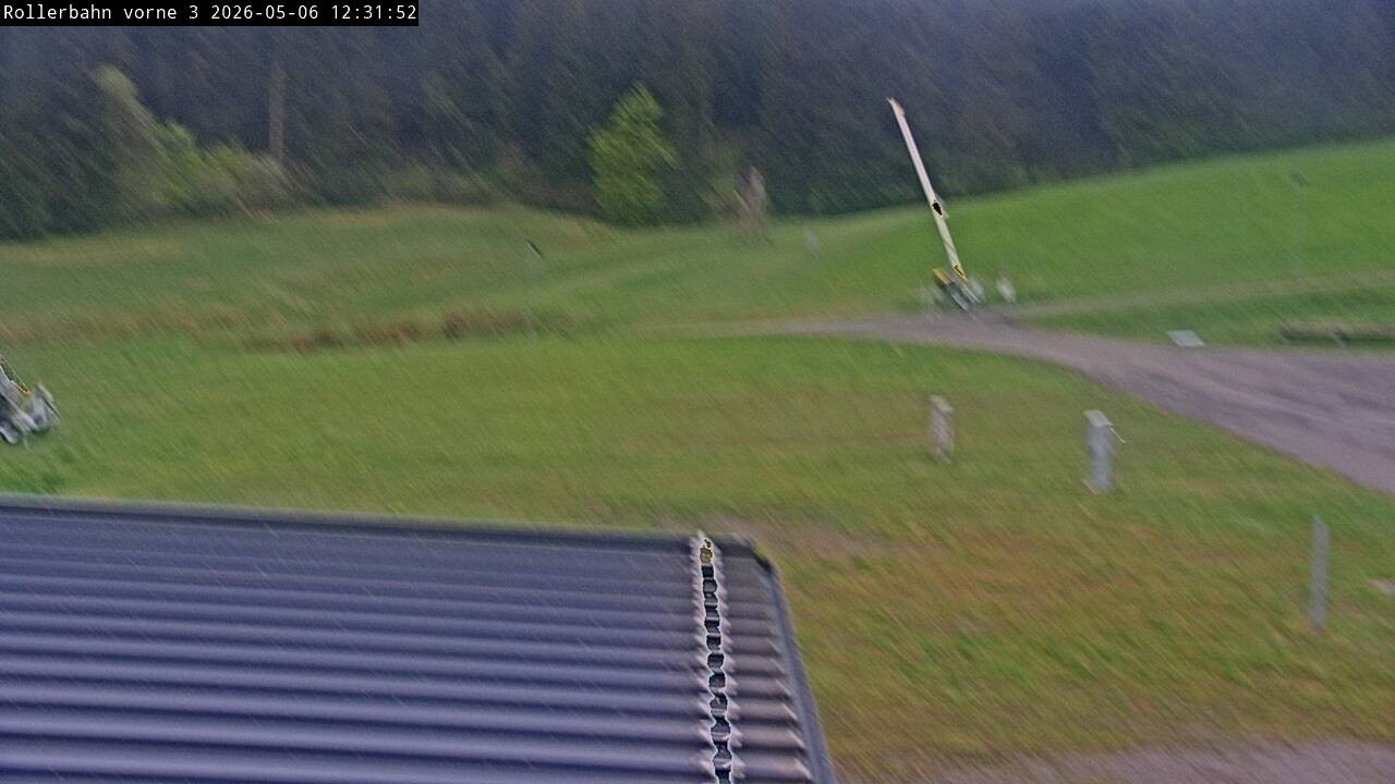 Archived image Webcam Willingen - View Roller Ski in Biathlon Arena