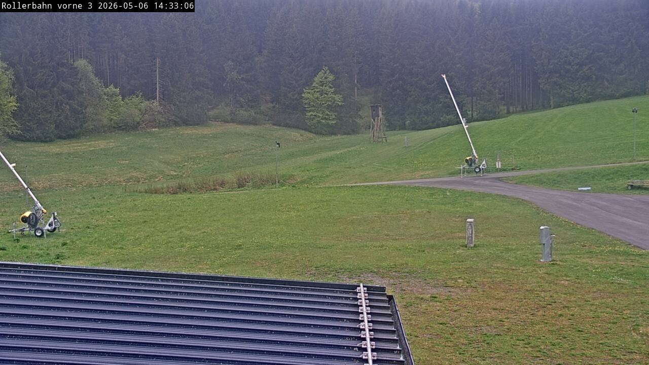 Archived image Webcam Willingen - View Roller Ski in Biathlon Arena
