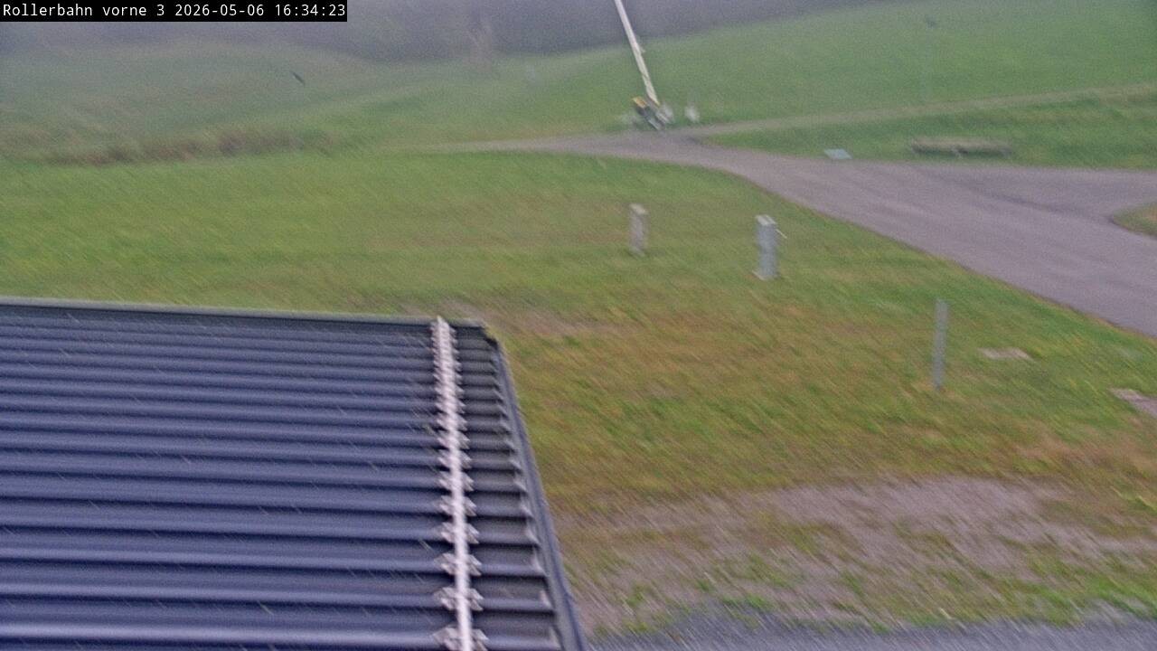 Archiv Foto Webcam Willingen - Blick Rollerbahn der Biathlon Arena