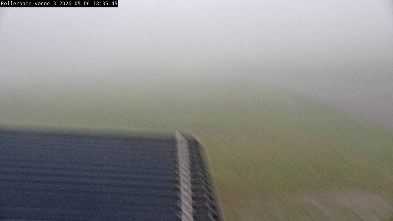 Archiv Foto Webcam Willingen - Blick Rollerbahn der Biathlon Arena