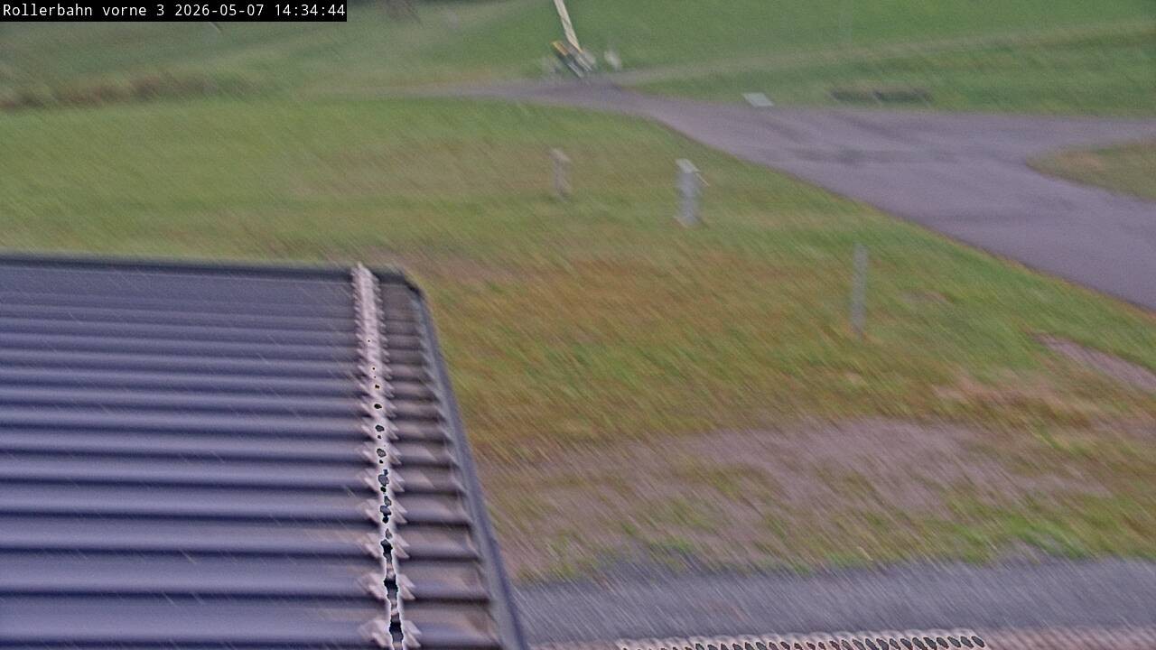 Archiv Foto Webcam Willingen - Blick Rollerbahn der Biathlon Arena
