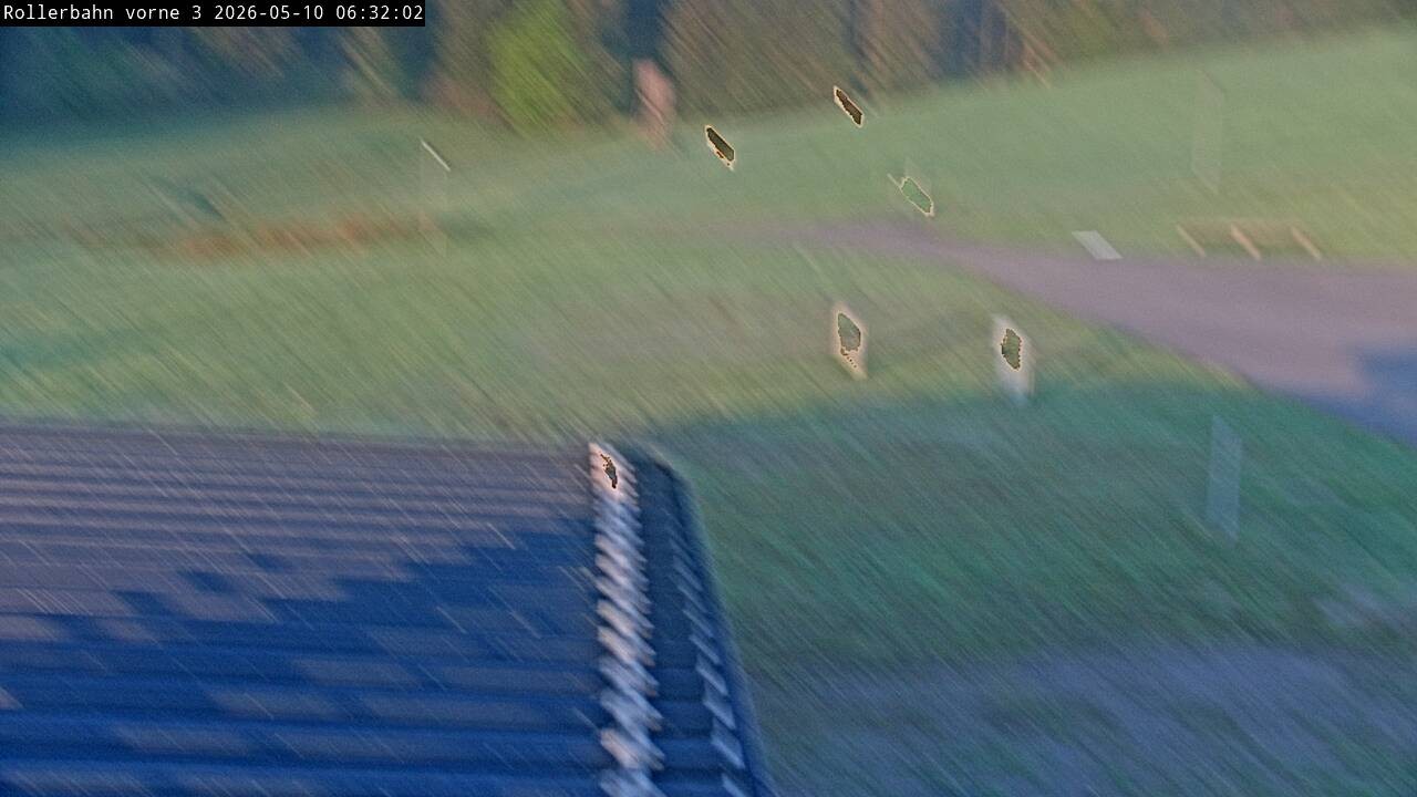 Archiv Foto Webcam Willingen - Blick Rollerbahn der Biathlon Arena