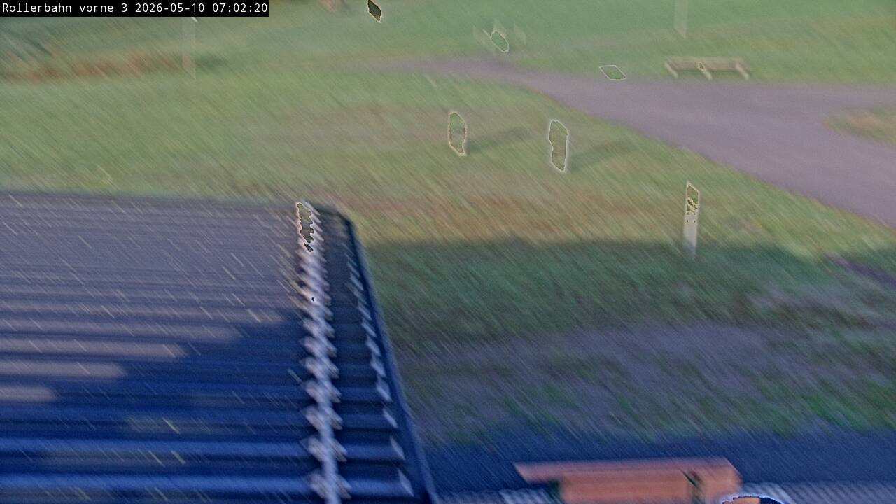 Archiv Foto Webcam Willingen - Blick Rollerbahn der Biathlon Arena