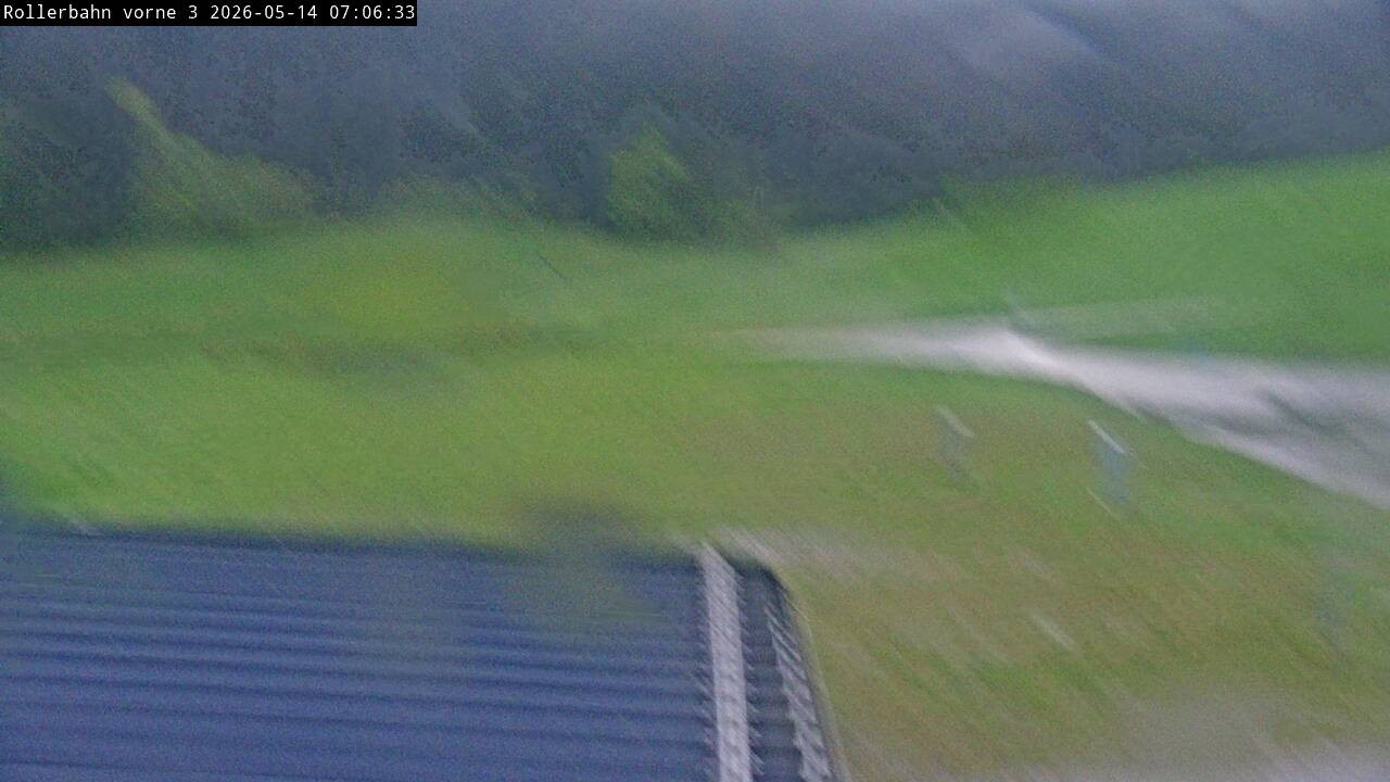 Archiv Foto Webcam Willingen - Blick Rollerbahn der Biathlon Arena