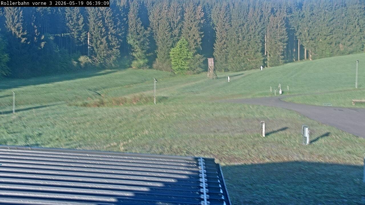 Archived image Webcam Willingen - View Roller Ski in Biathlon Arena