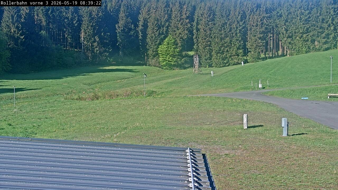 Archived image Webcam Willingen - View Roller Ski in Biathlon Arena