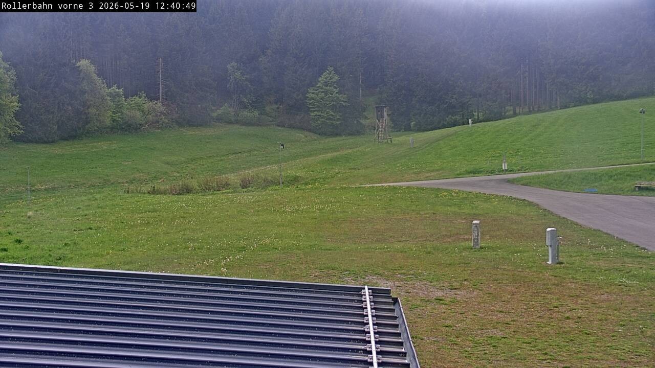 Archived image Webcam Willingen - View Roller Ski in Biathlon Arena