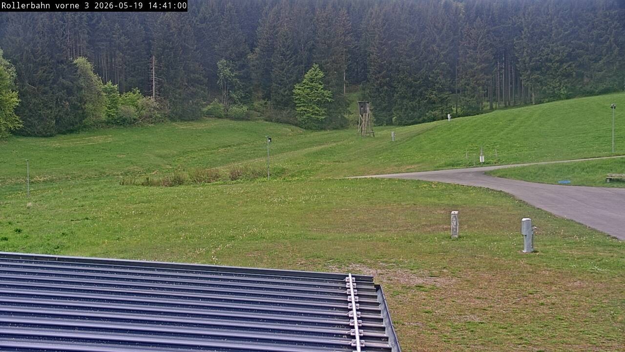 Archived image Webcam Willingen - View Roller Ski in Biathlon Arena