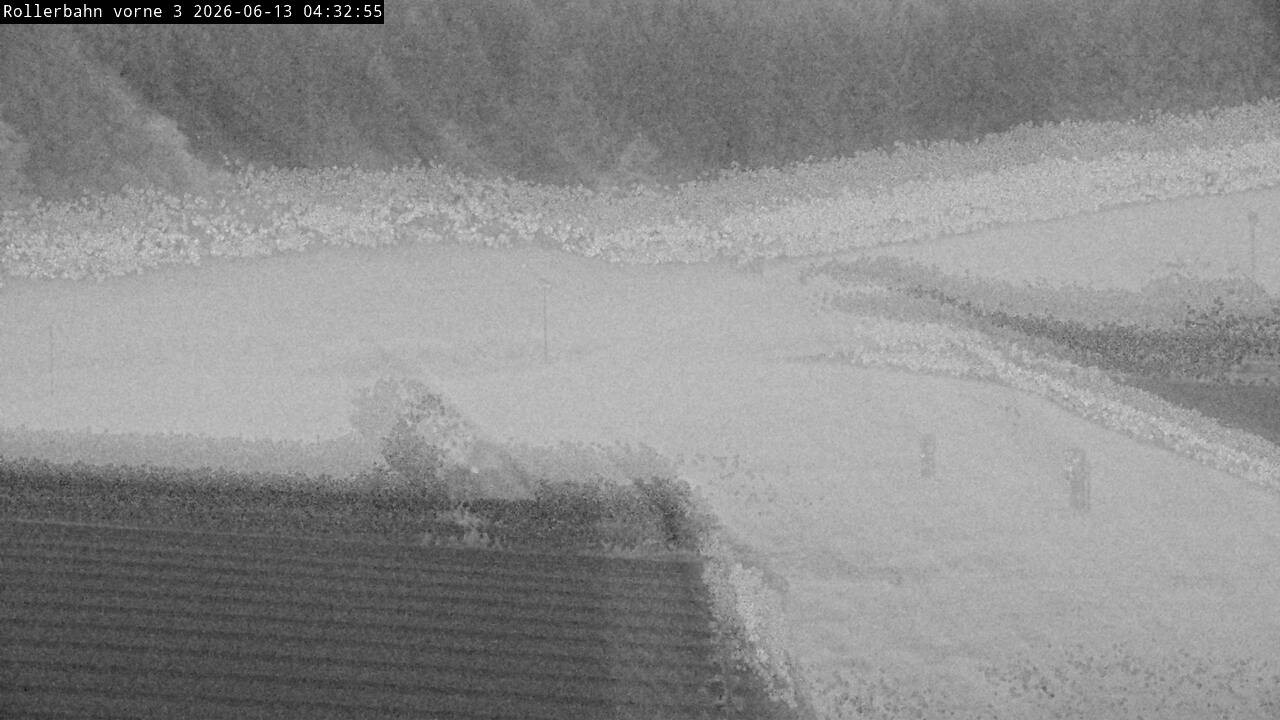 Archiv Foto Webcam Willingen - Blick Rollerbahn der Biathlon Arena