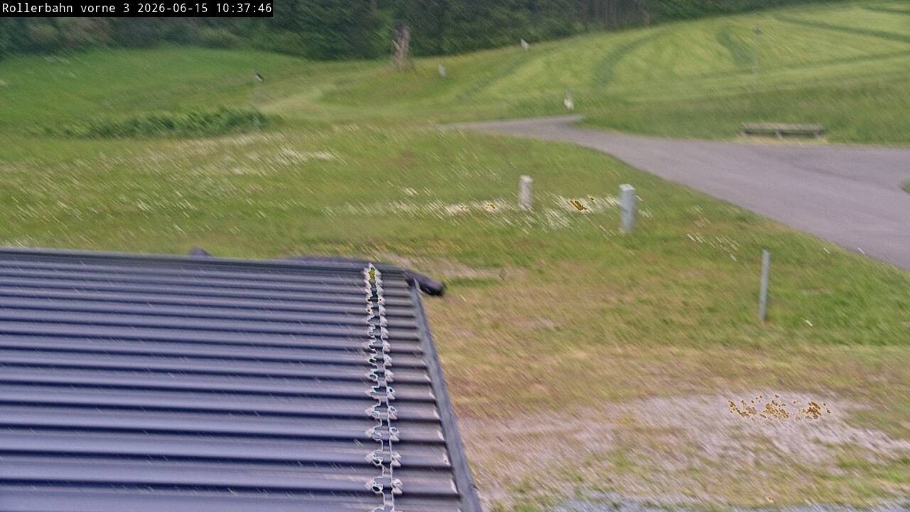 Archived image Webcam Willingen - View Roller Ski in Biathlon Arena