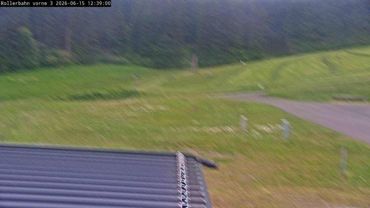 Archived image Webcam Willingen - View Roller Ski in Biathlon Arena