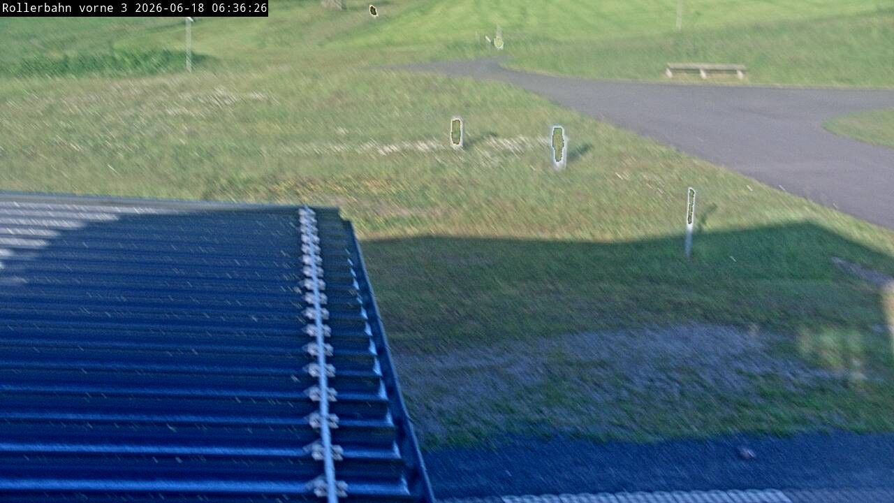 Archiv Foto Webcam Willingen - Blick Rollerbahn der Biathlon Arena