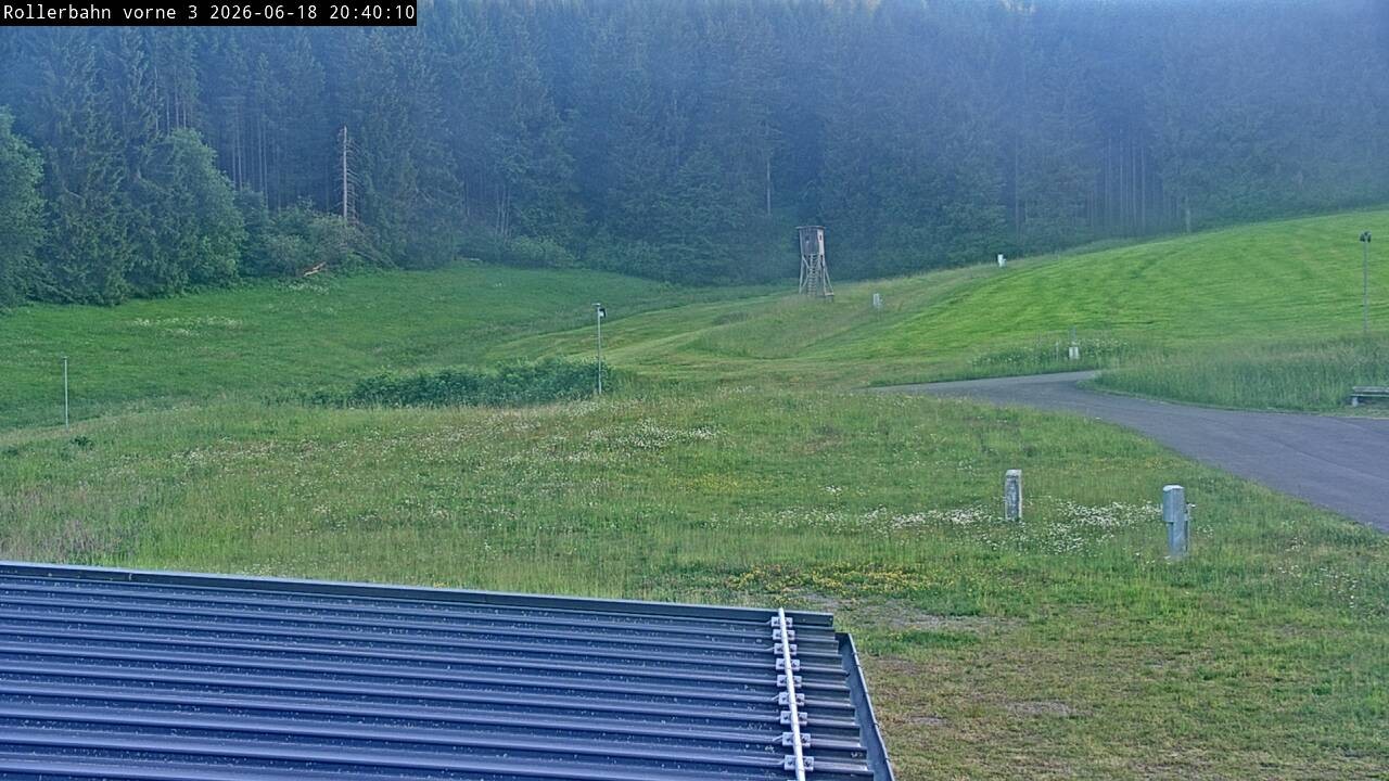 Archived image Webcam Willingen - View Roller Ski in Biathlon Arena