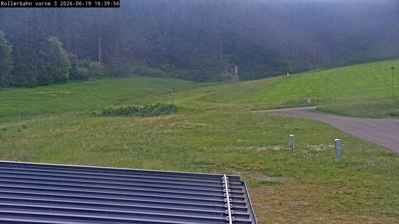 Archived image Webcam Willingen - View Roller Ski in Biathlon Arena