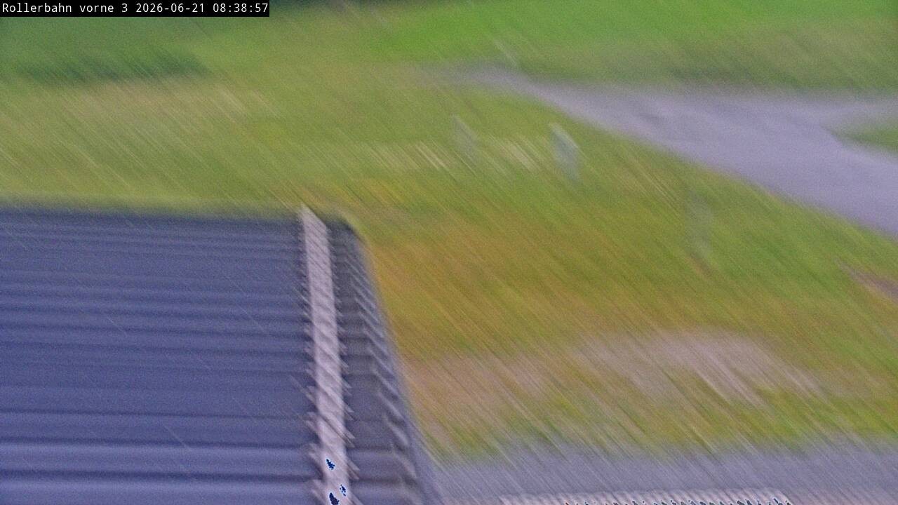 Archiv Foto Webcam Willingen - Blick Rollerbahn der Biathlon Arena