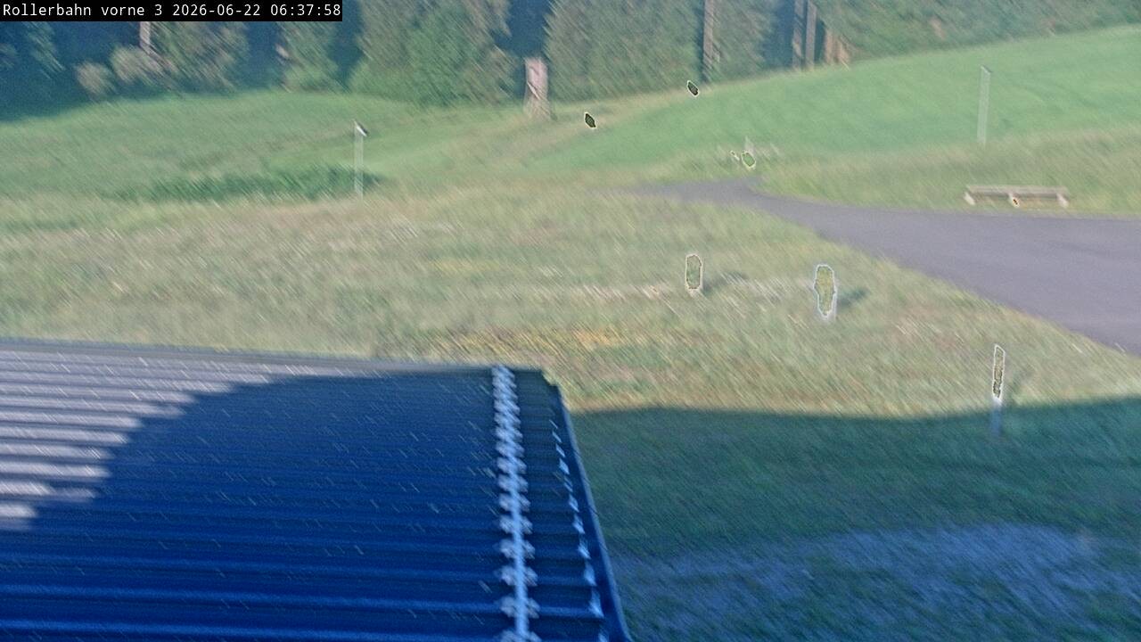 Archiv Foto Webcam Willingen - Blick Rollerbahn der Biathlon Arena