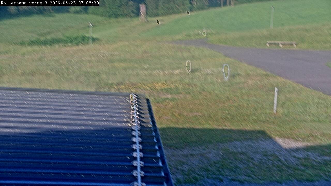 Archived image Webcam Willingen - View Roller Ski in Biathlon Arena