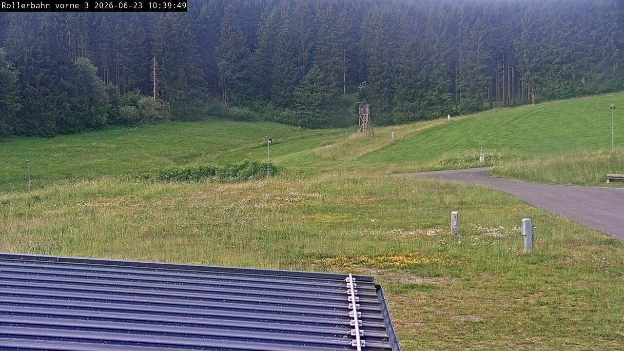 Archived image Webcam Willingen - View Roller Ski in Biathlon Arena