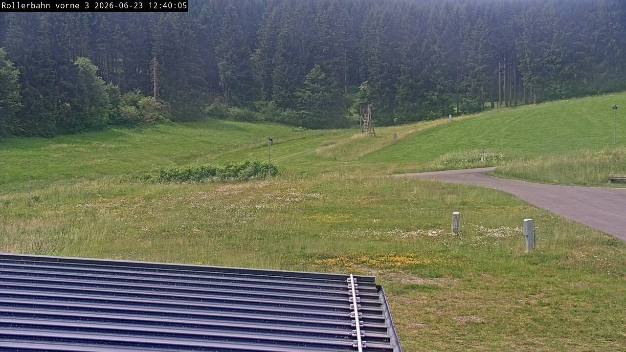 Archived image Webcam Willingen - View Roller Ski in Biathlon Arena