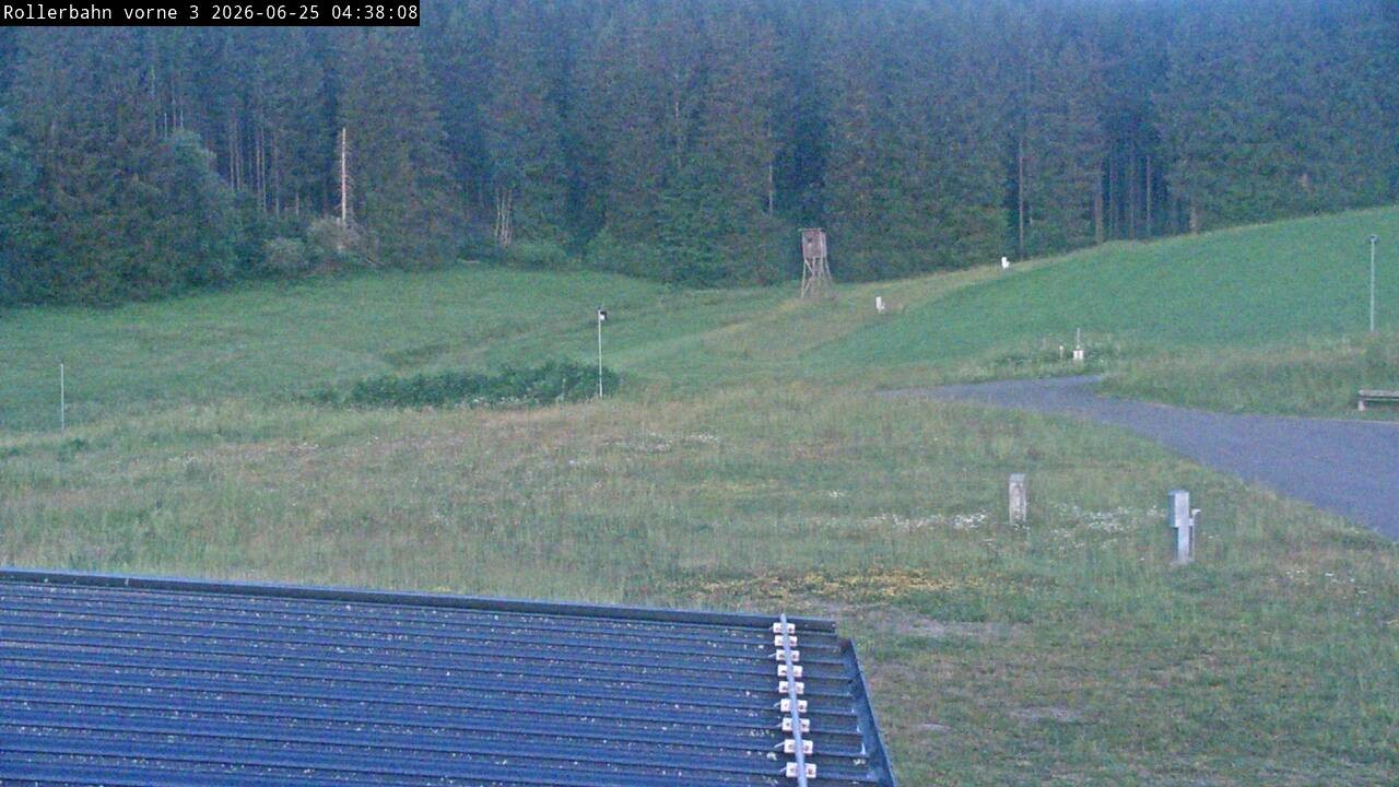 Archived image Webcam Willingen - View Roller Ski in Biathlon Arena