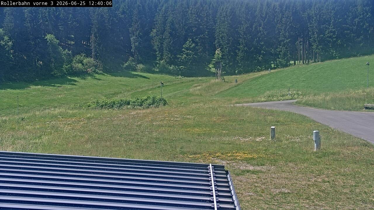 Archived image Webcam Willingen - View Roller Ski in Biathlon Arena