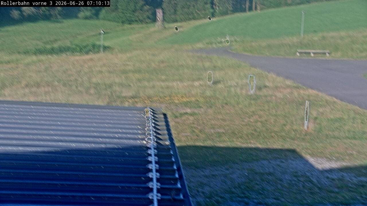 Archived image Webcam Willingen - View Roller Ski in Biathlon Arena