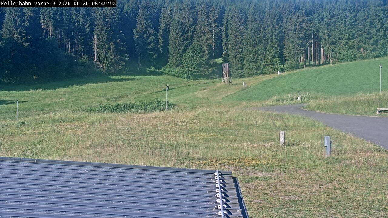 Archived image Webcam Willingen - View Roller Ski in Biathlon Arena