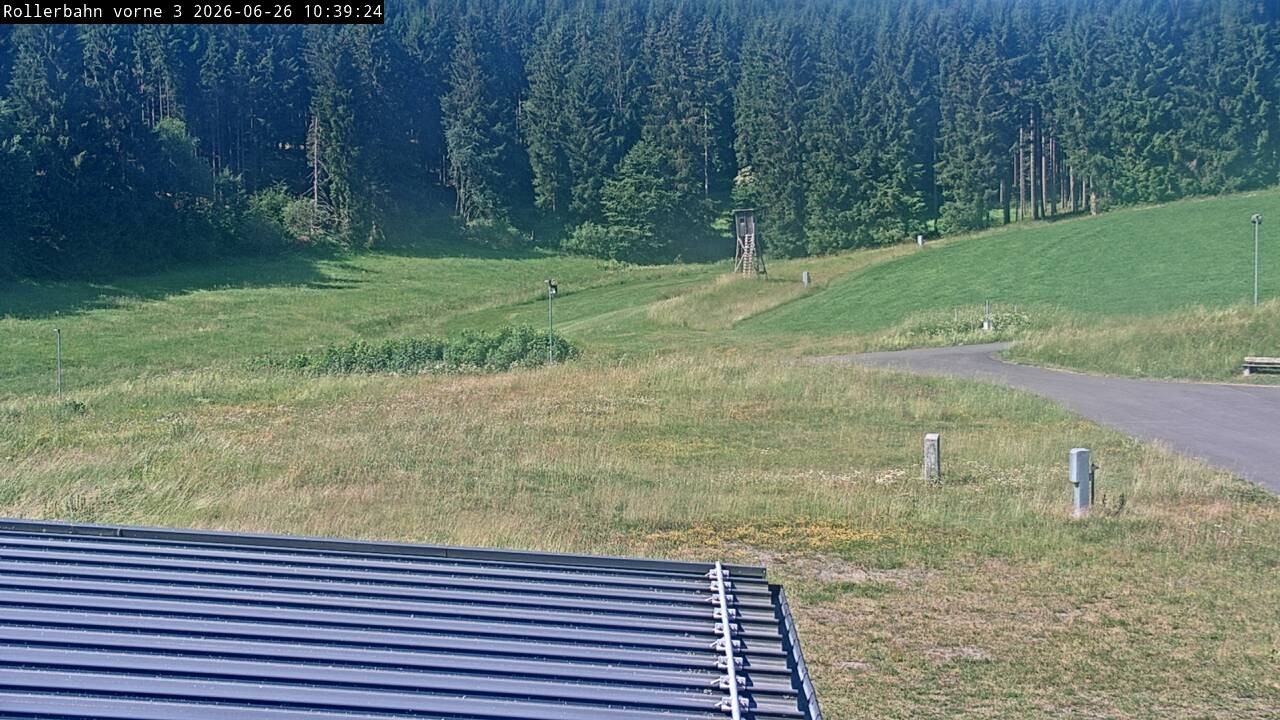 Archived image Webcam Willingen - View Roller Ski in Biathlon Arena