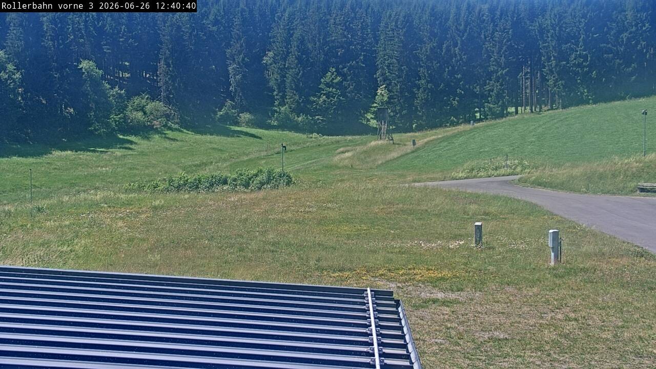 Archived image Webcam Willingen - View Roller Ski in Biathlon Arena