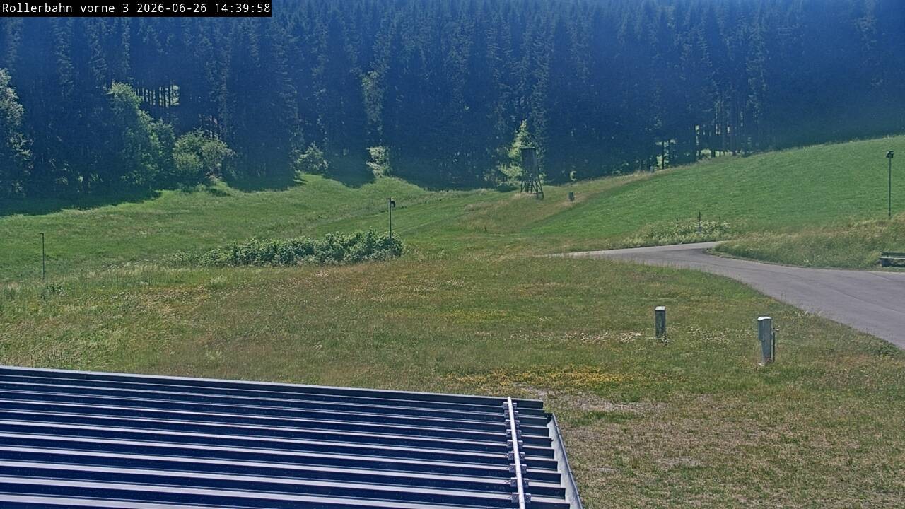 Archived image Webcam Willingen - View Roller Ski in Biathlon Arena