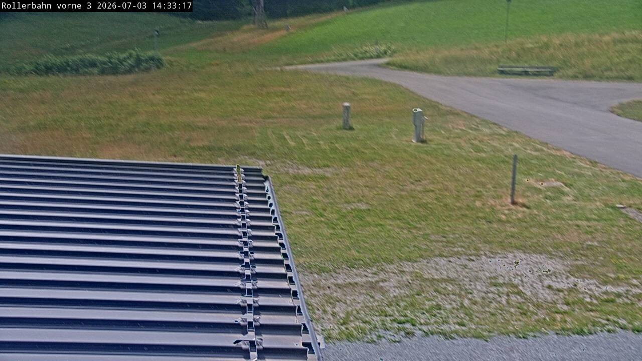 Archiv Foto Webcam Willingen - Blick Rollerbahn der Biathlon Arena
