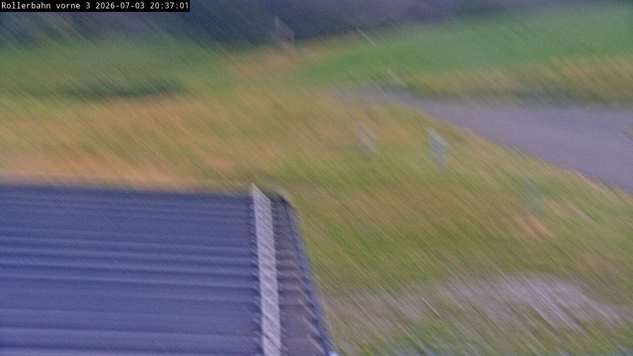 Archiv Foto Webcam Willingen - Blick Rollerbahn der Biathlon Arena