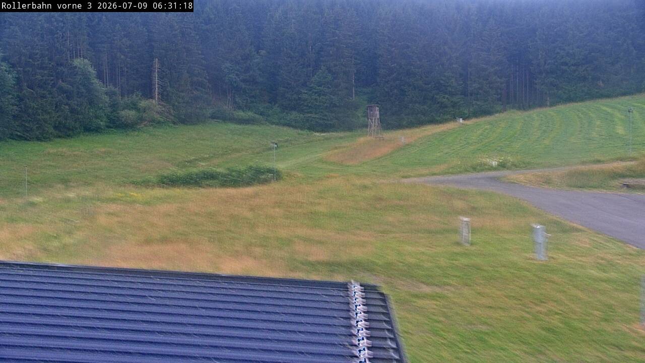 Archived image Webcam Willingen - View Roller Ski in Biathlon Arena