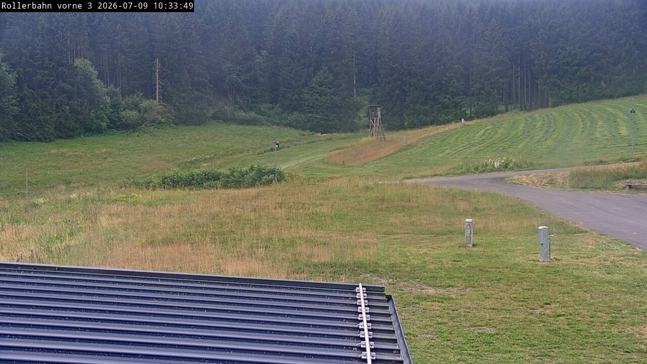 Archived image Webcam Willingen - View Roller Ski in Biathlon Arena