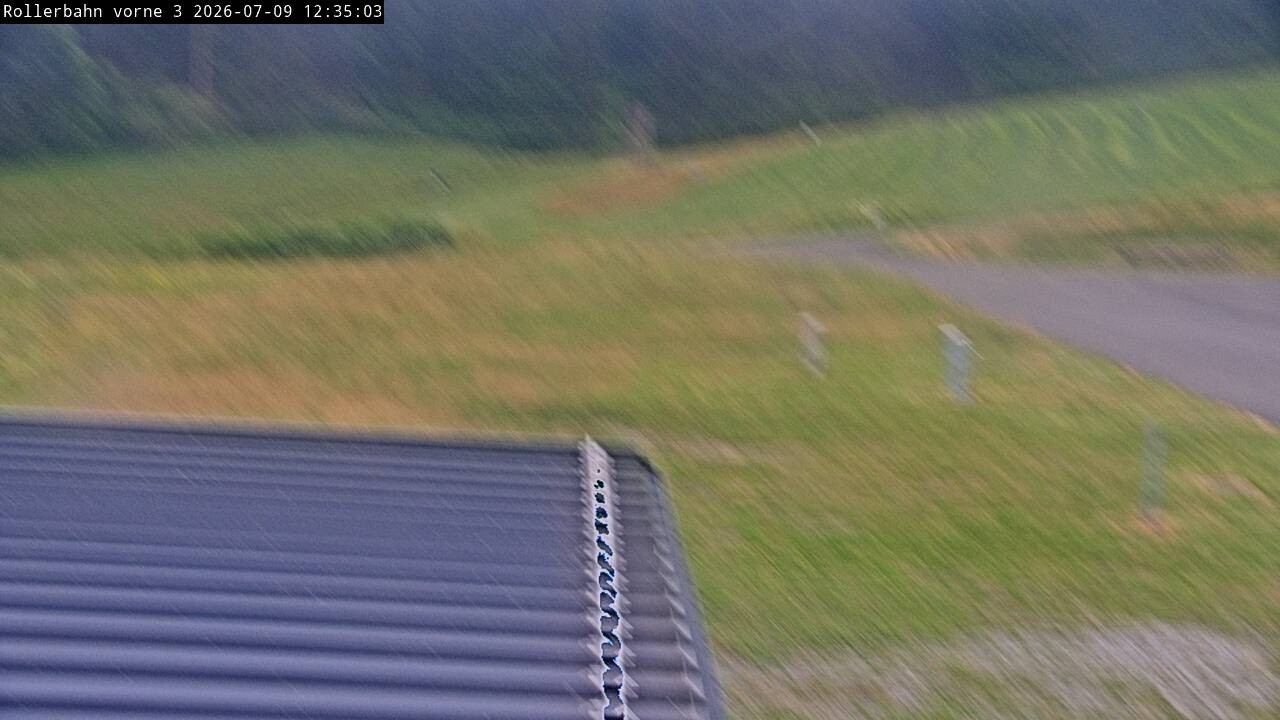 Archived image Webcam Willingen - View Roller Ski in Biathlon Arena