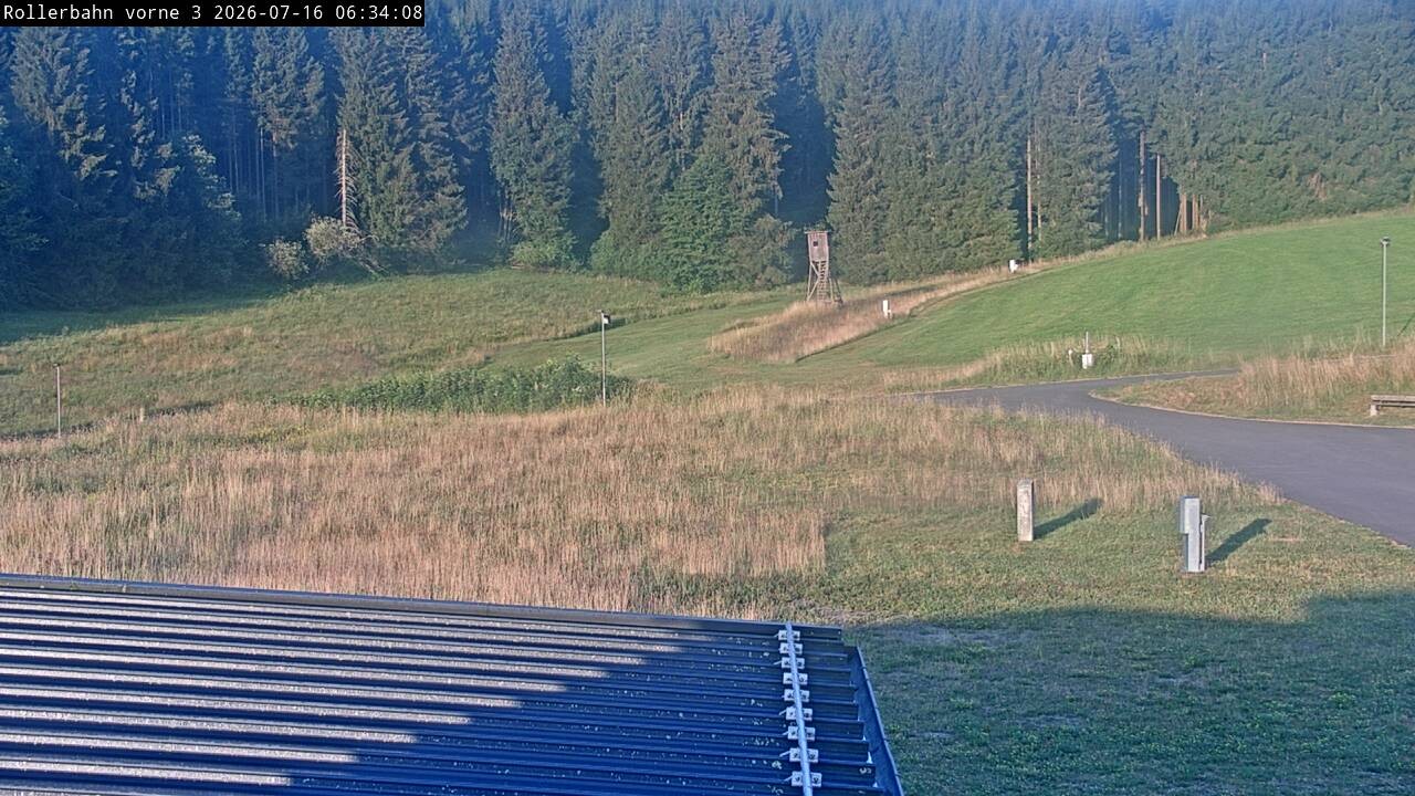 Archived image Webcam Willingen - View Roller Ski in Biathlon Arena