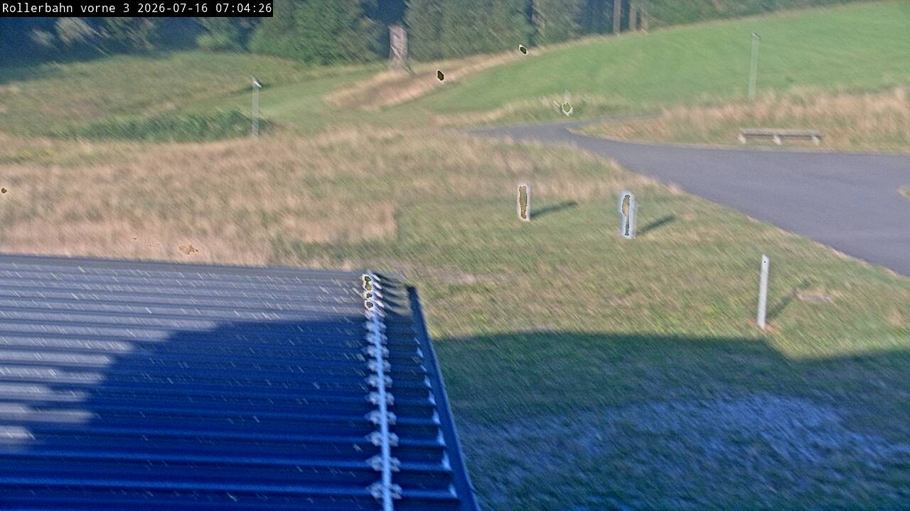 Archived image Webcam Willingen - View Roller Ski in Biathlon Arena