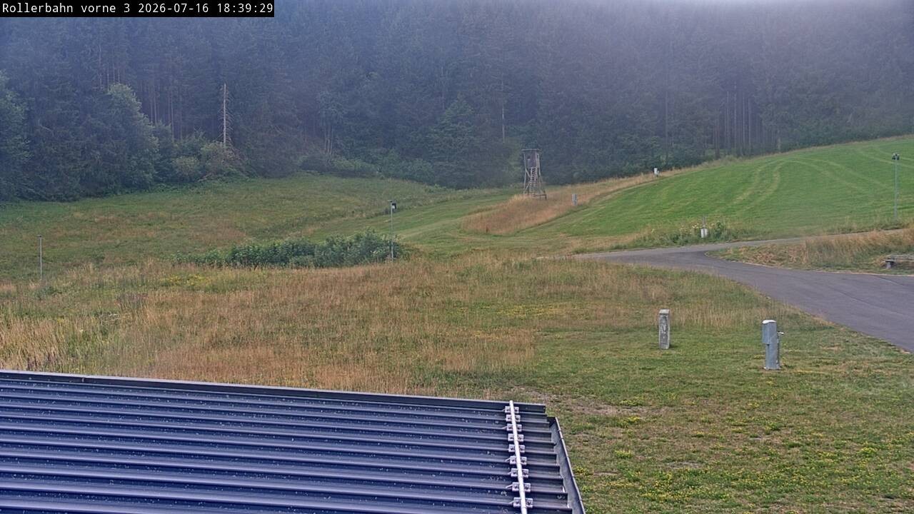 Archived image Webcam Willingen - View Roller Ski in Biathlon Arena