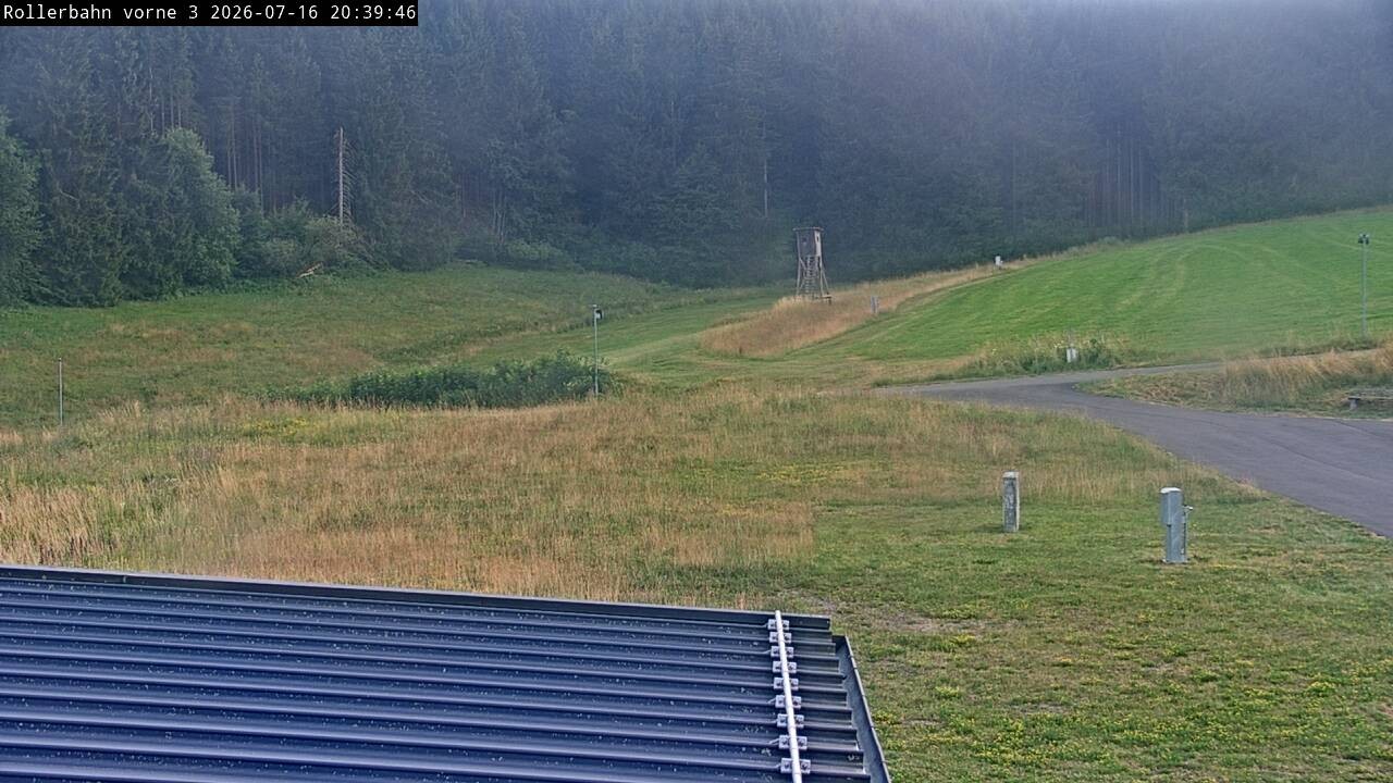 Archived image Webcam Willingen - View Roller Ski in Biathlon Arena
