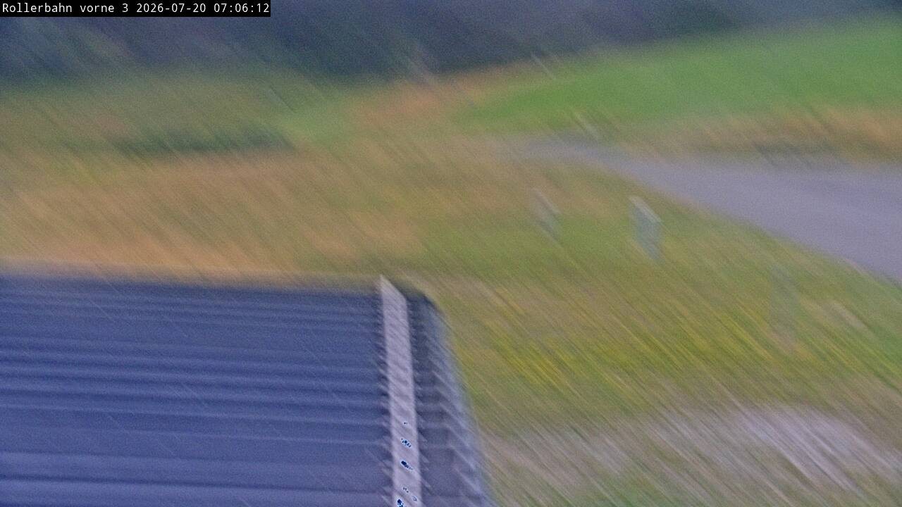 Archiv Foto Webcam Willingen - Blick Rollerbahn der Biathlon Arena