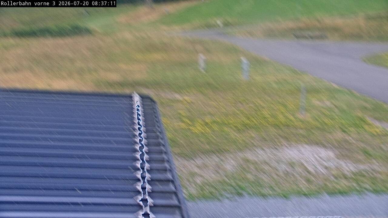 Archiv Foto Webcam Willingen - Blick Rollerbahn der Biathlon Arena