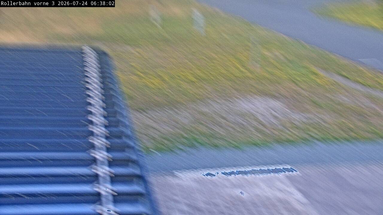 Archiv Foto Webcam Willingen - Blick Rollerbahn der Biathlon Arena