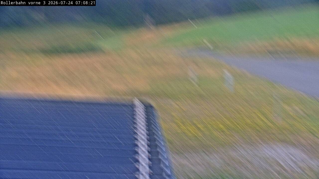 Archiv Foto Webcam Willingen - Blick Rollerbahn der Biathlon Arena