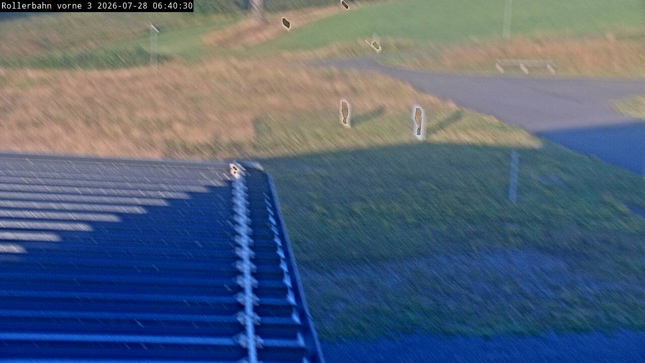 Archiv Foto Webcam Willingen - Blick Rollerbahn der Biathlon Arena