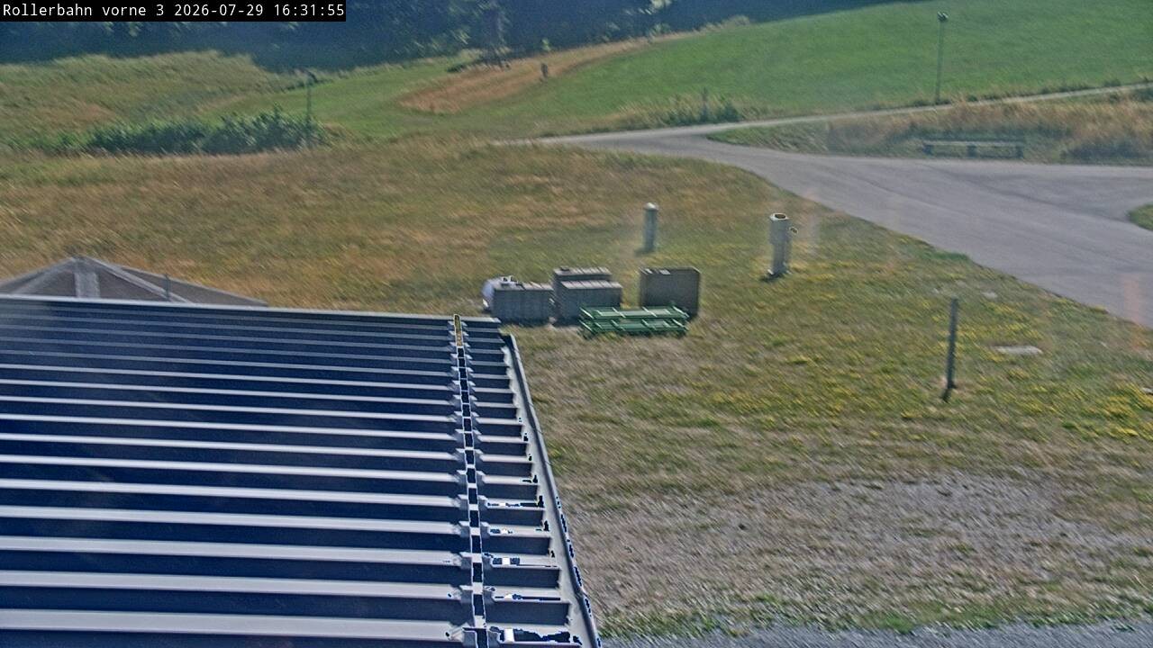 Archiv Foto Webcam Willingen - Blick Rollerbahn der Biathlon Arena